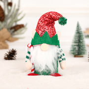 Rudolph Plush Christmas Sequin Dwarf Decoration Sequin Hat Faceless Doll Christmas Decorative Item