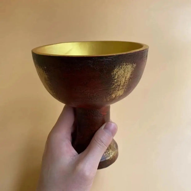 Indiana Jones Holy Grail Cup Props Vintage Trophy Resin Crafts Decorations Halloween Carnival Cosplay Costume Accessories