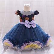 Kids Party Costume Cosplay Witch Dress Tutu Skirt Princess Dress