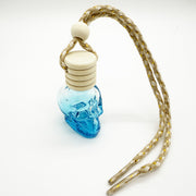 8ML five-line cover color spray skull glass bottle pendant empty bottle wooden cover new style multi-color Halloween